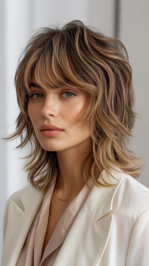 15 Trendy Wolf Cuts Without Bangs That Give Best Looks To Try