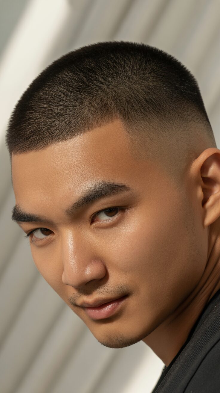 The Ultimate Low Maintenance Asian Buzz Cut For Men