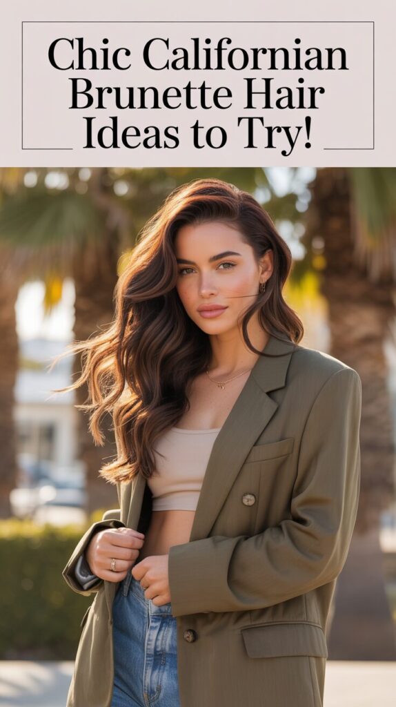 20 Super Chic Californian Brunette Hair Ideas To Try!