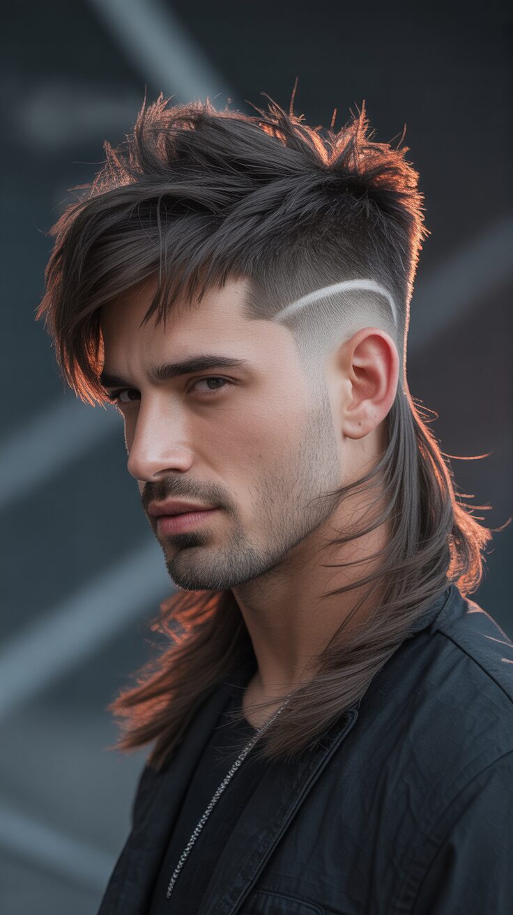 15 Amazing Edgy Faded Mullet Hairstyles For Men To Try